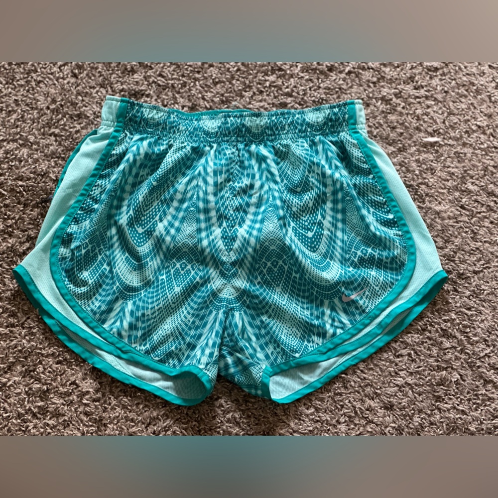 Nike fit shorts- Teal size small